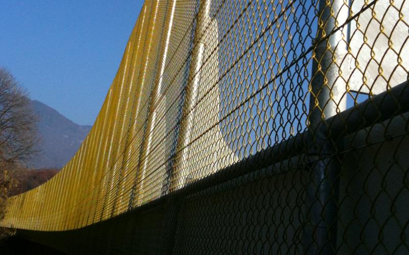 Barrière de sécurité de clôture de filet de séparation pour